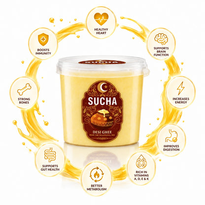 Sucha Desi Ghee — Hand-Churned, Traditional Method